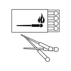 Icon of match box