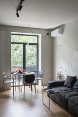 Naklejka na ściany i meble Room in modern style with light walls