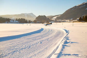 Langlaufloipe in Österreich