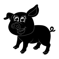 footprint icon outline design isolated on white background