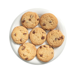 Cookies with chocolate
