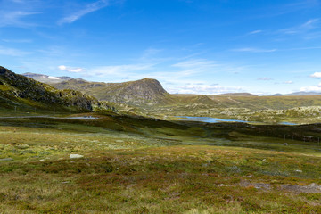 Fototapeta na wymiar Norwegen Gebirge Hochebene