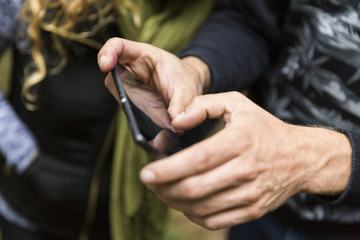 Boy Holding Smart Phone