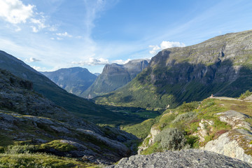 Gebirge bei Geiranger