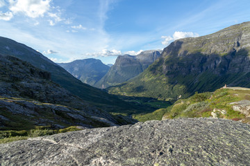 Gebirge bei Geiranger