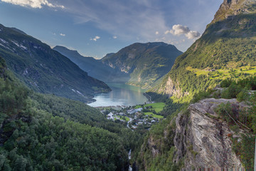 Naklejka premium Geiranger Fjord