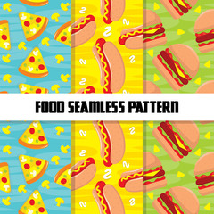 Food Colorful Seamless Pattern