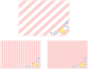 アヒル　泡　レースフレーム