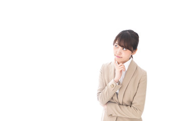 考えるビジネスウーマン