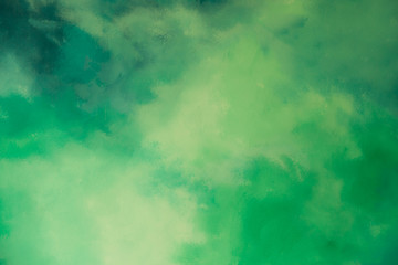 Abstract green paint color