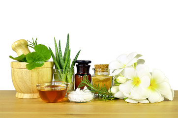 Homeopathy, spa and natural care recipe.