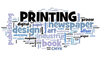 Printing industry sign
