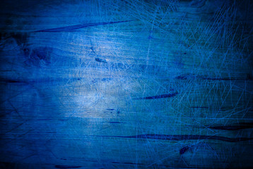Blaue zerkratzte Grunge-Textur als Hintergrund