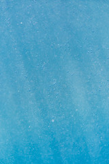 Bubbles in the blue water background