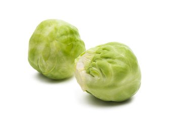 a pile of Brussels sprouts