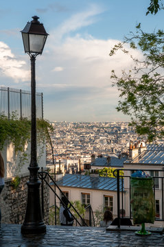 Laterne auf dem Montmartre