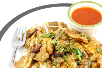 oysters fried in egg batte