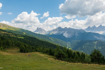 Fototapeta na wymiar The Plose is a mountain in South Tyrol, Italy.