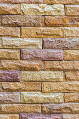 closeup of old vintage brick wall