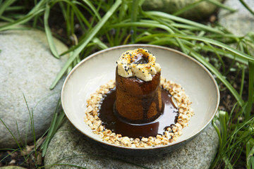 Toffee banana pudding