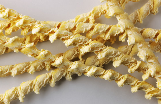 Pile of busiate pasta 