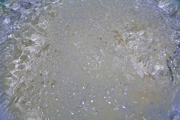 water isolated on white background