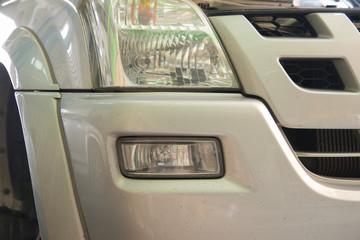 Front light and light signal of car