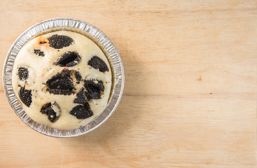 Homemade cookie cupcake 