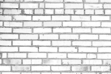 white brick wall texture grunge background may use to interior design