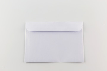 Blank envelope isolated on white