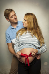 Schleife um den Babybauch