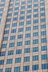 Windows glass of Office building