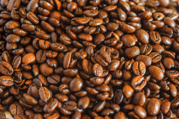 background of coffee beans