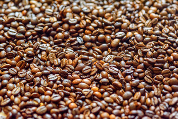 background of coffee beans