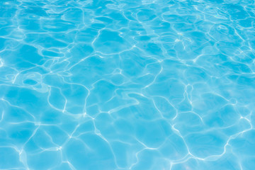 Naklejka na ściany i meble water in swimming pool rippled water detail