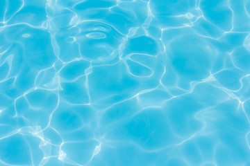 water in swimming pool rippled water detail