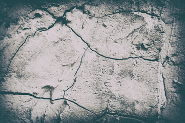 vignette  grunge gray and cracked wall  rustic  texture frame and border background