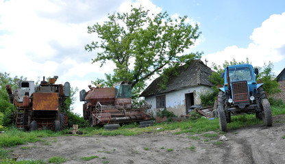 Kolkhoz agricultural machinery of the Soviet era