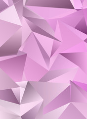 Abstract Low-Poly triangular modern background
