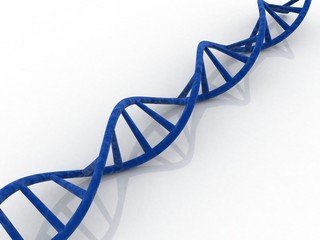 3d render of dna structure, abstract background