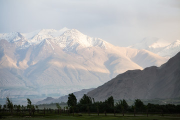 Tajikistan mountain range