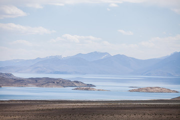 Lake Karakul in Tajikistan