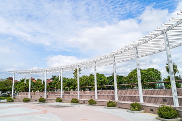 Obraz premium White trellis .