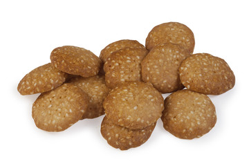 Cookies with sesame seeds.