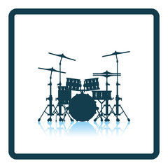 Drum set icon
