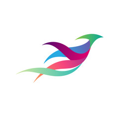 Phoenix Logo flying bird logo