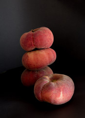 Stack of peaches