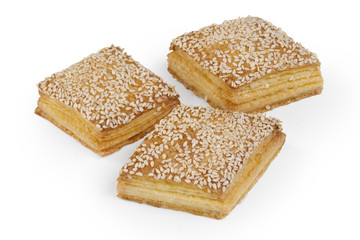 Shortbread cookie with sesame.