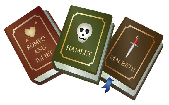 Shakespeare Play Book Set - Romeo And Juliet, Hamlet And Macbeth