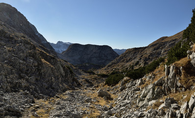 Mountain nature in national park 